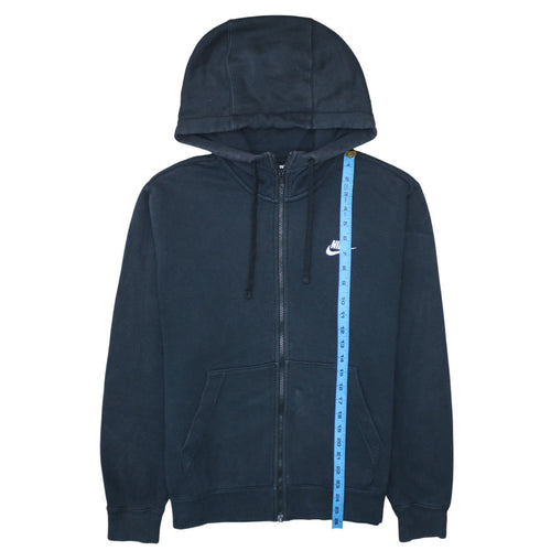 Nike Men's Black Full Zip Hoodie Small Regular Fit Fleece