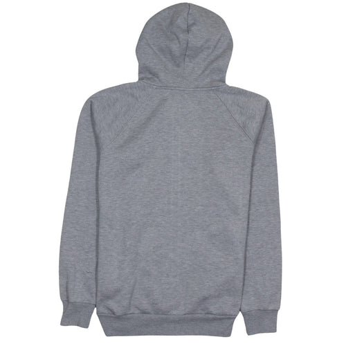Asics Men Grey Full Zip Hoodie L Lightweight Sportswear