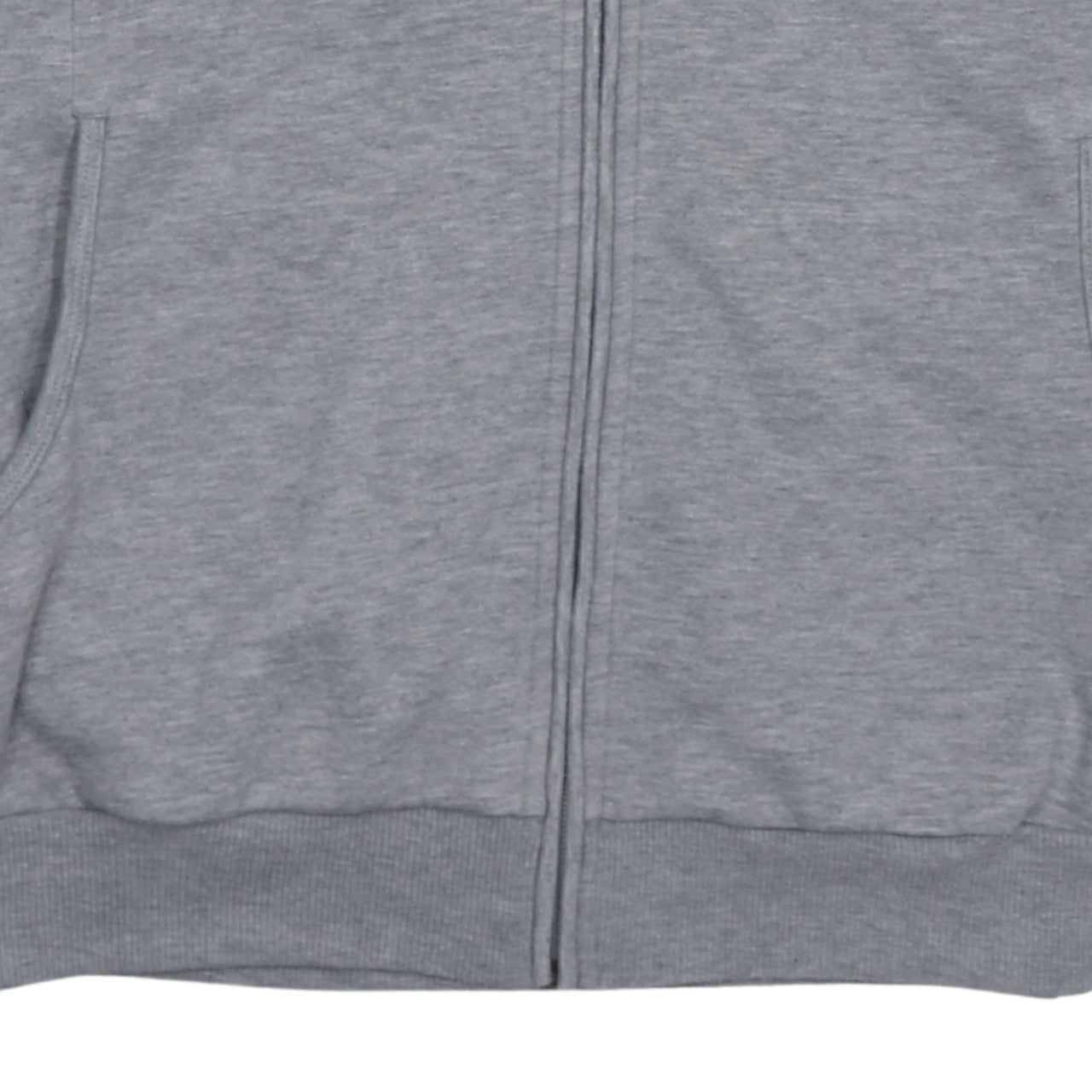 Asics Men Grey Full Zip Hoodie L Lightweight Sportswear