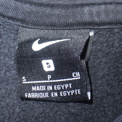 Nike Men's Black Small Pullover Hoodie Cotton Blend Fleece