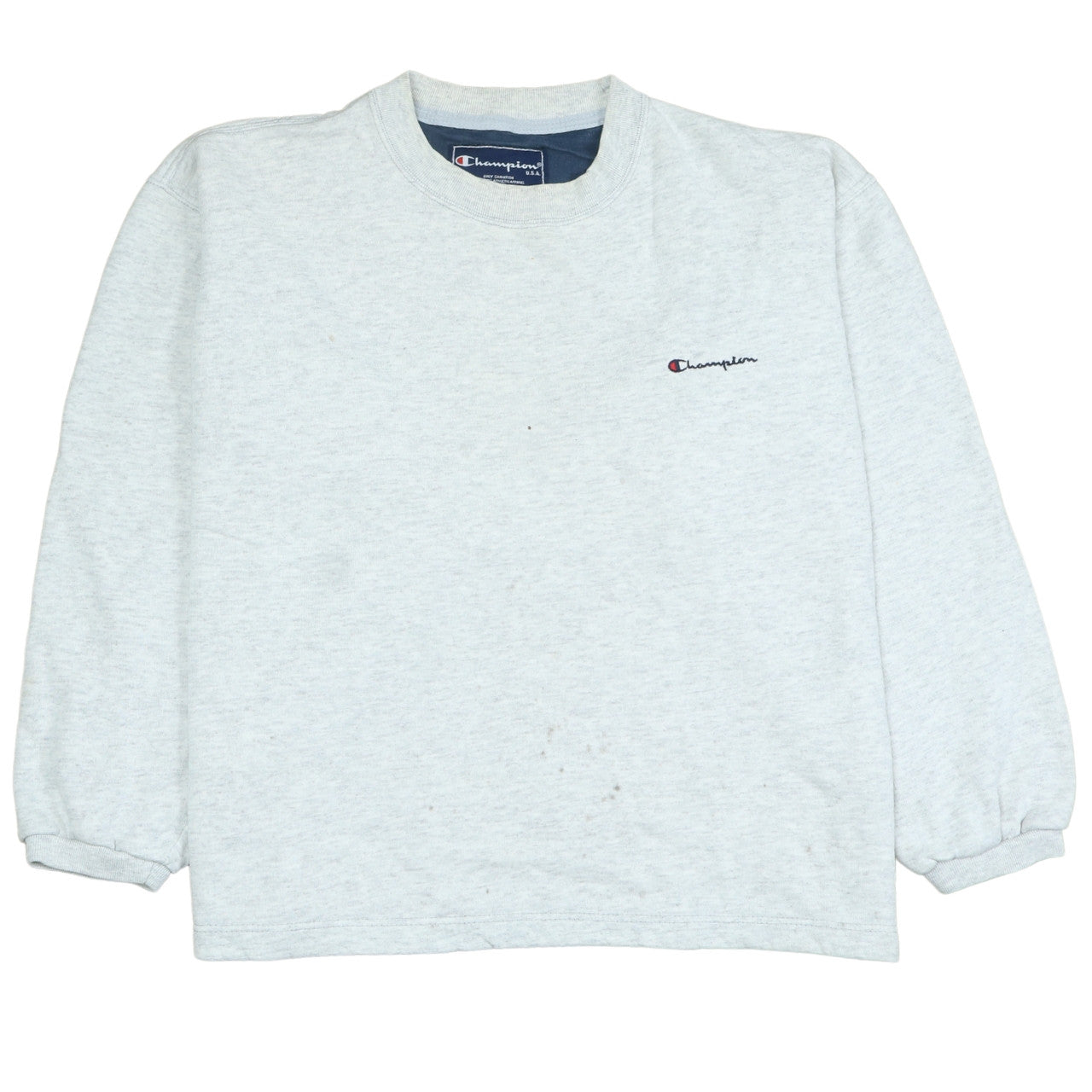 Champion Men's Grey Small Pullover Sweatshirt Crew Neck Long Sleeve