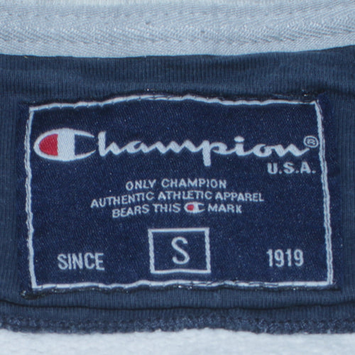 Champion Men's Grey Small Pullover Sweatshirt Crew Neck Long Sleeve