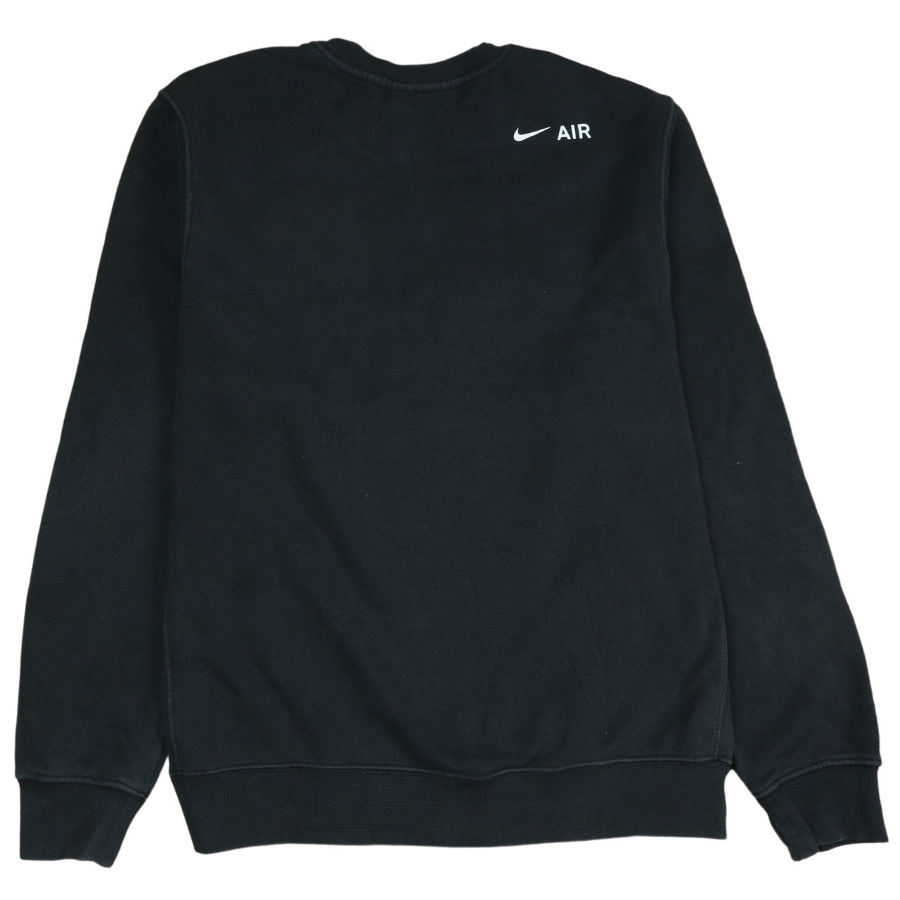Nike Men's Black Small Air Logo Pullover Sweatshirt