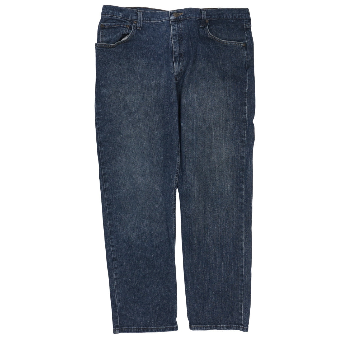 Wrangler Men's Blue Relaxed Fit Straight Leg Denim Jeans 36x30