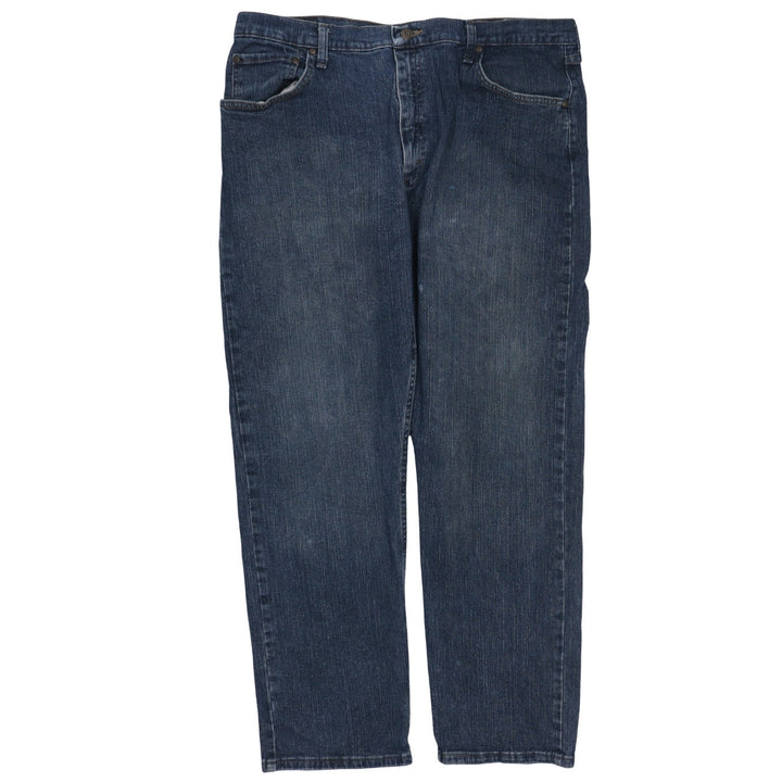 Wrangler Men's Blue Relaxed Fit Straight Leg Denim Jeans 36x30