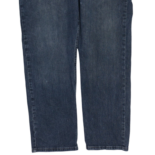 Wrangler Men's Blue Relaxed Fit Straight Leg Denim Jeans 36x30