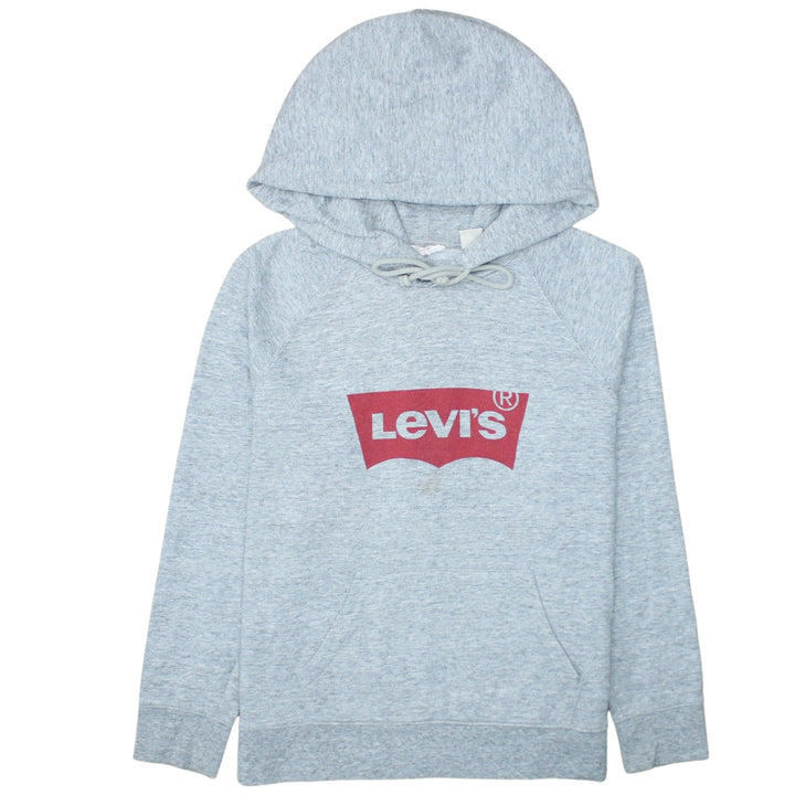 Levi's Mens Grey Pullover Hoodie L Logo Graphic Sweatshirt