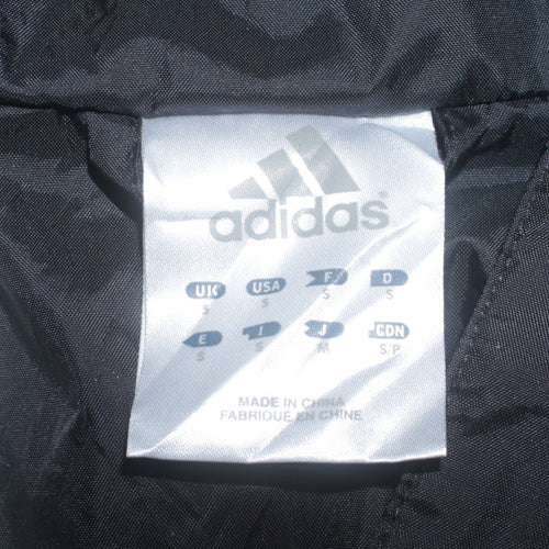 Adidas Men's Black Small Hooded Windbreaker Deutschland Jacket