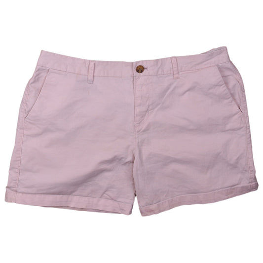 Old Navy Women Pink Chino Shorts Size 10 Cotton Twill Casual