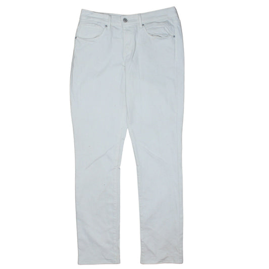 Levi's Women's White Size 10 Mid Rise Skinny Jeans