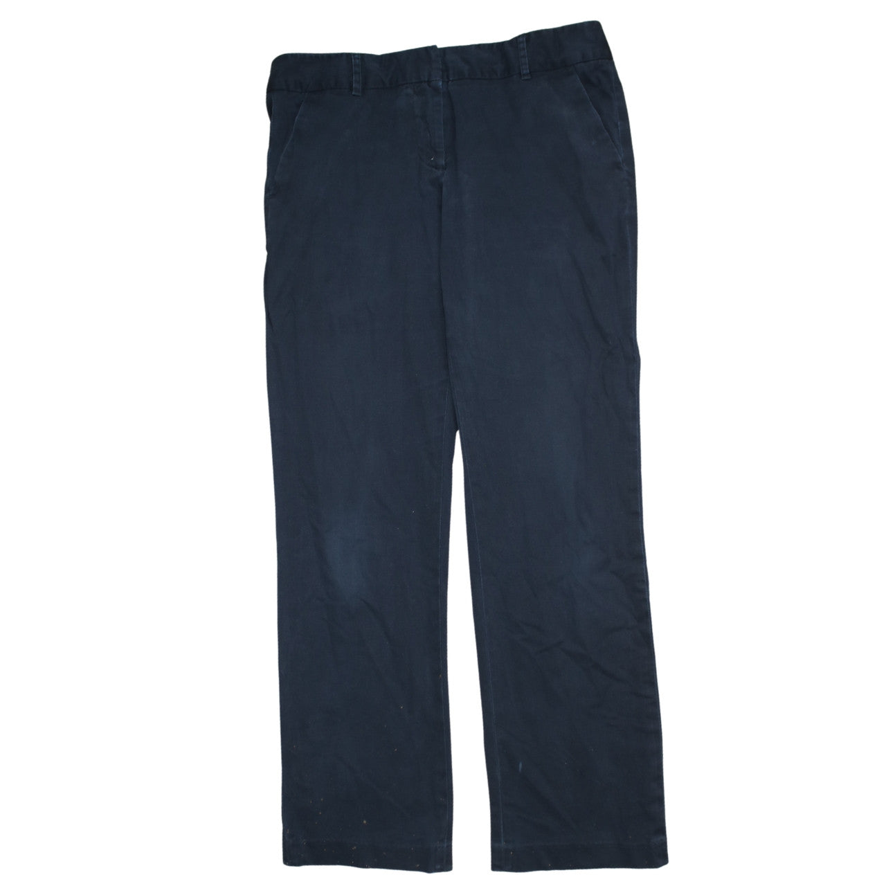 Tommy Hilfiger Women's Navy Blue Chino Trousers Size 10