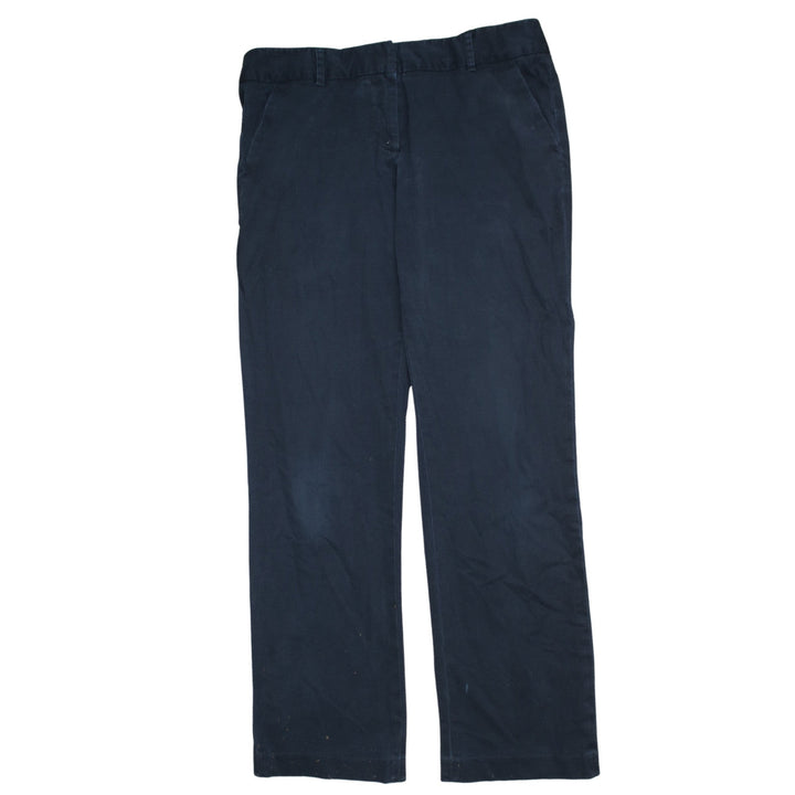 Tommy Hilfiger Women's Navy Blue Chino Trousers Size 10