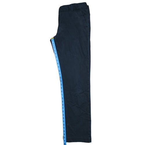 Tommy Hilfiger Women's Navy Blue Chino Trousers Size 10
