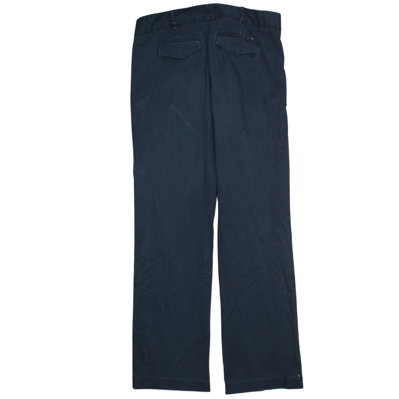 Tommy Hilfiger Women's Navy Blue Chino Trousers Size 10