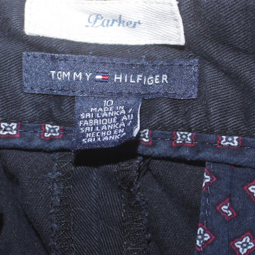 Tommy Hilfiger Women's Navy Blue Chino Trousers Size 10