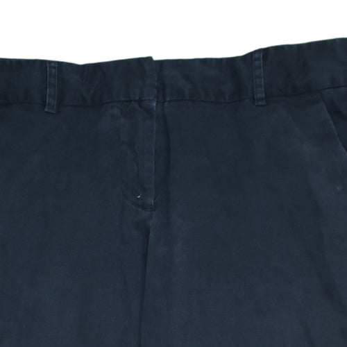 Tommy Hilfiger Women's Navy Blue Chino Trousers Size 10