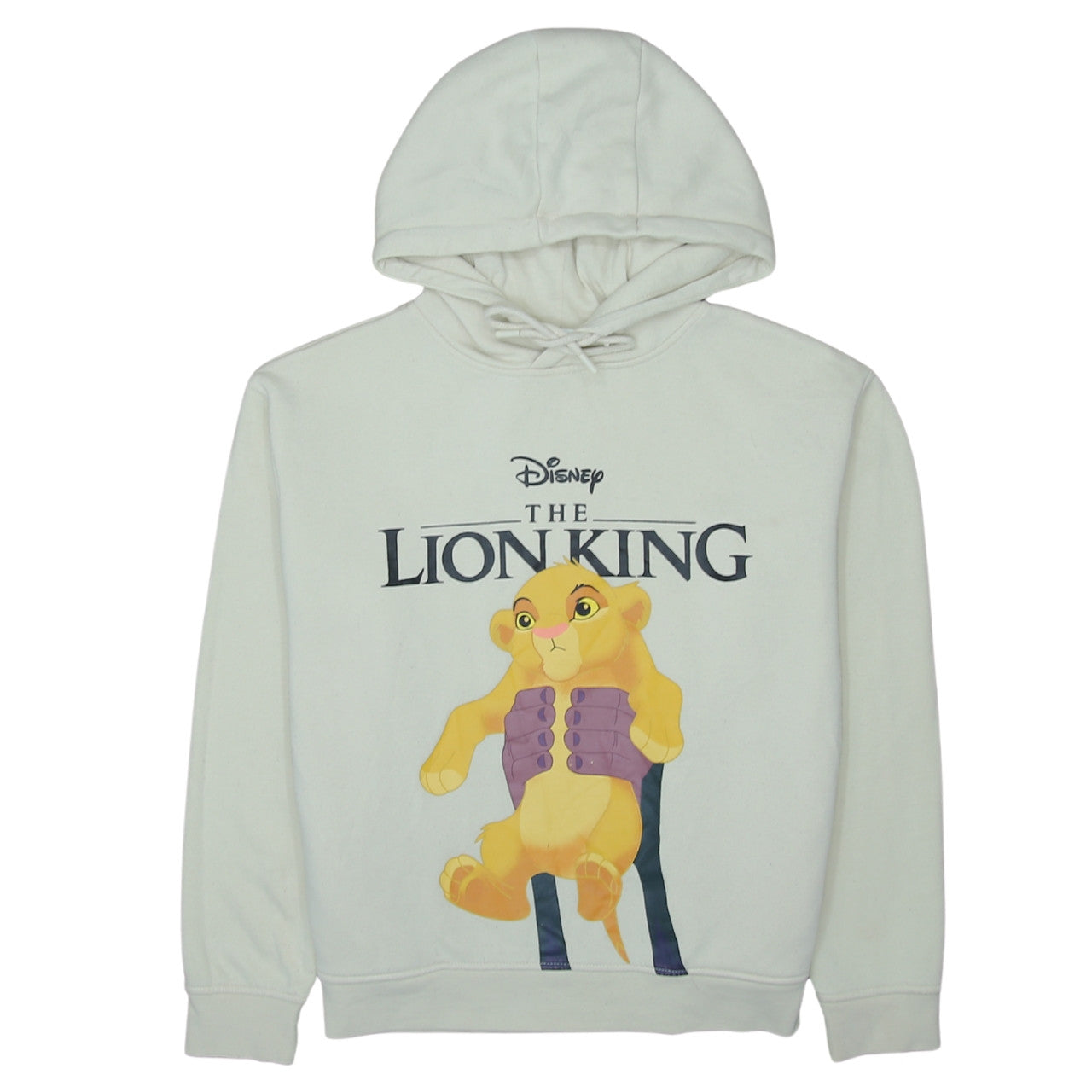 Disney Women's White The Lion King Pullover Hoodie Size S