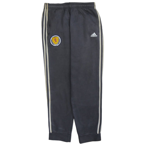 Adidas Men’s Grey Scotland Football Sweatpants Small Regular Fit