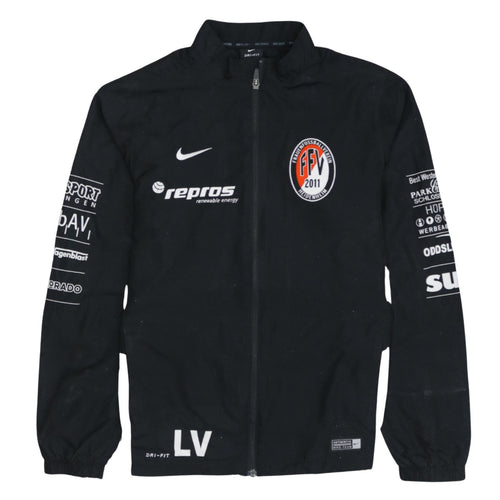 Nike Boys Black Dri-FIT FFV Heidenheim Track Jacket XL 13-15 Years