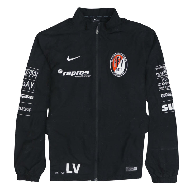 Nike Boys Black Dri-FIT FFV Heidenheim Track Jacket XL 13-15 Years