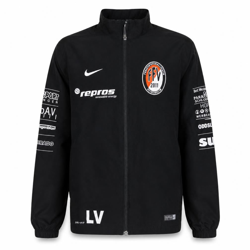 Nike Boys Black Dri-FIT FFV Heidenheim Track Jacket XL 13-15 Years
