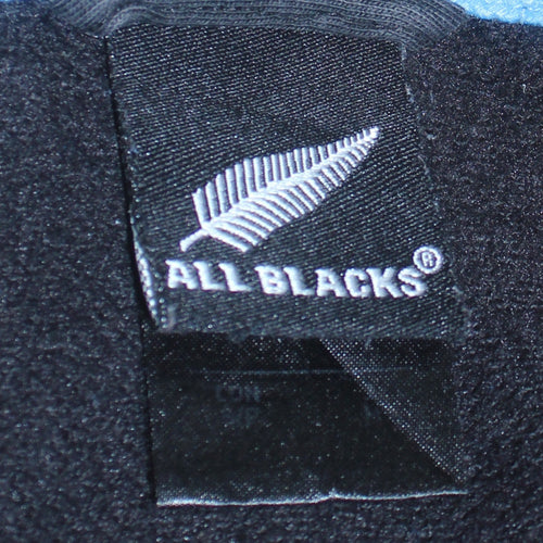 Adidas All Blacks Men's Black Full Zip Hoodie M Rugby Sportswear