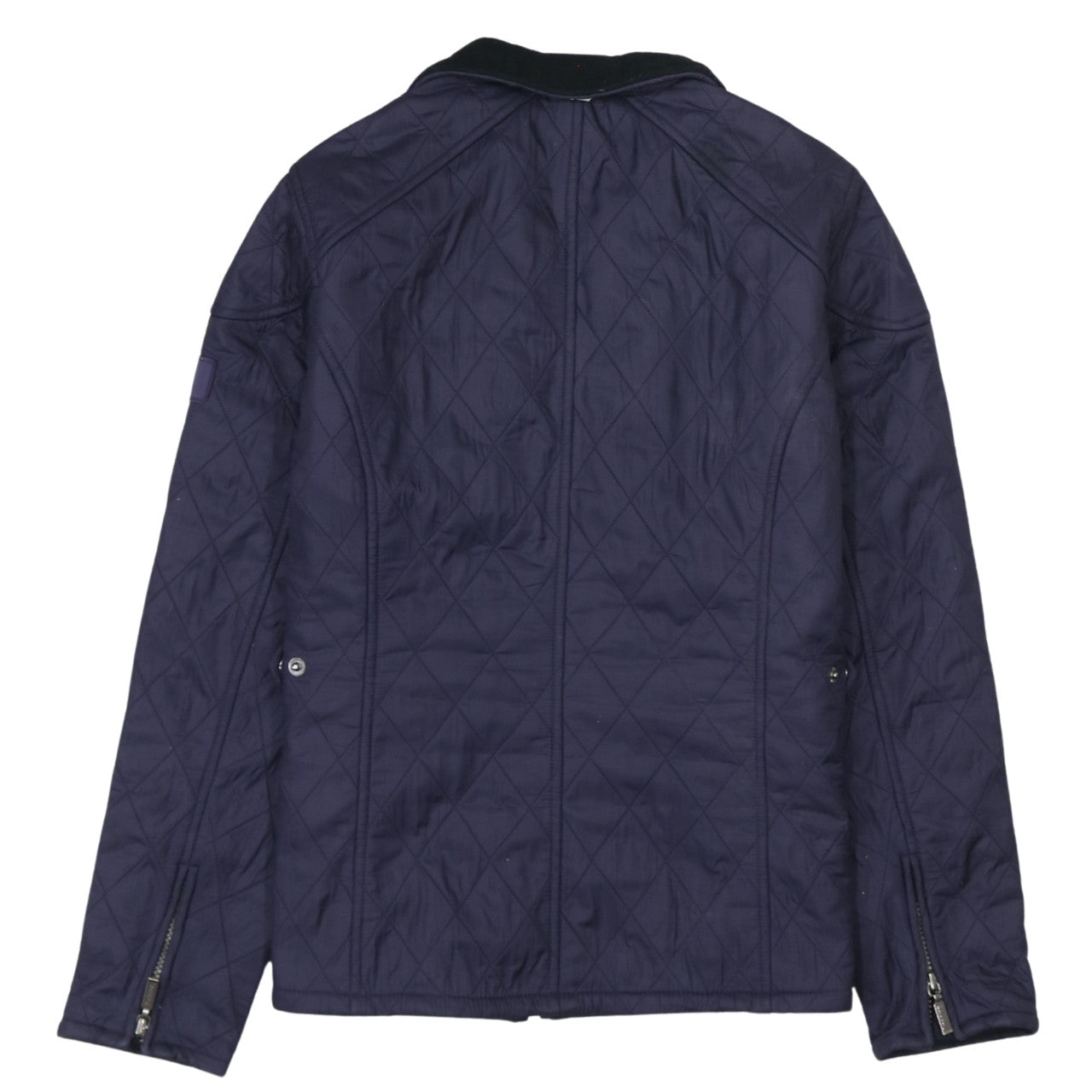 Barbour Women's Blue Quilted Mid-Length Jacket Size 12