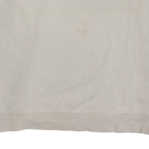 Nike Men's Beige V-Neck Pullover Sweatshirt XL Regular