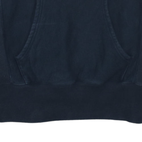 Champion Men's Blue Reverse Weave Pullover Hoodie Medium