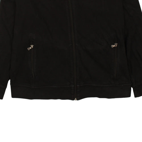 Ralph Lauren Men's Black Full Zip Sweatshirt XL Logo Jacket