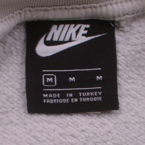 Nike Women’s Beige Colourblock Crew Neck Sweatshirt Size M