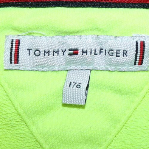 Tommy Hilfiger Men's Yellow Pullover Hoodie Size L