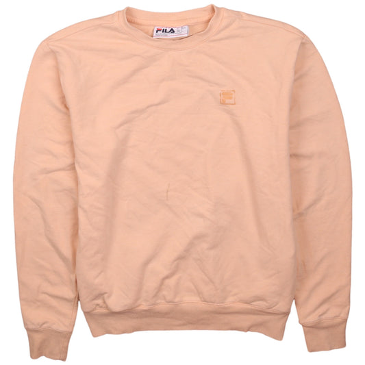 FILA Men's Beige Crew Neck Pullover Sweatshirt Size S