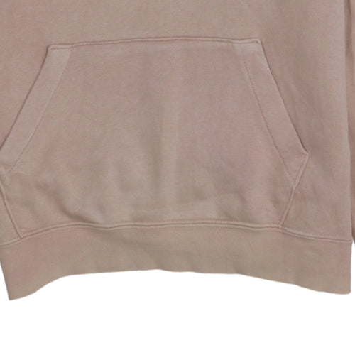 Nike Womens Beige Pullover Hoodie XS Cotton Blend Casual Sweatshirt