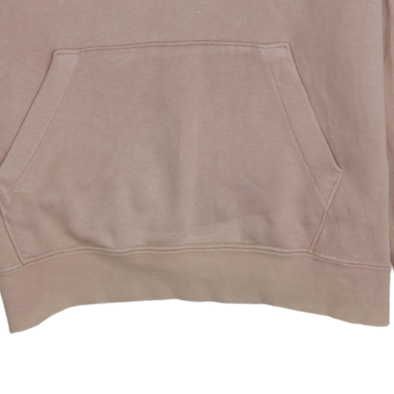 Nike Womens Beige Pullover Hoodie XS Cotton Blend Casual Sweatshirt