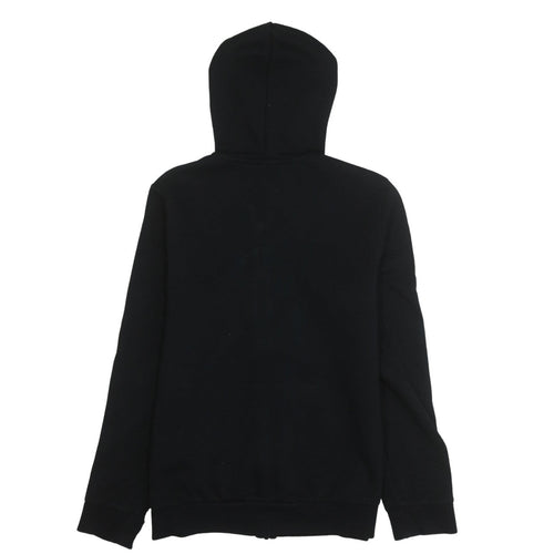 Adidas Womens Black Full Zip Hoodie Medium Hooded Sweatshirt