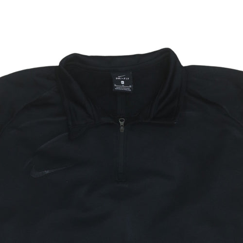 Nike Men's Black XL Dri-FIT 1/4 Zip Pullover Sweatshirt