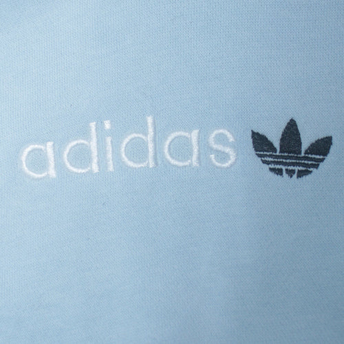 adidas Girls Blue Pullover Hoodie 13-14 Years Logo Hooded Sweatshirt