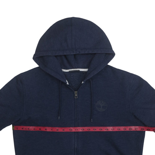 Timberland Men's Blue Full Zip Hoodie Size M Regular Fit