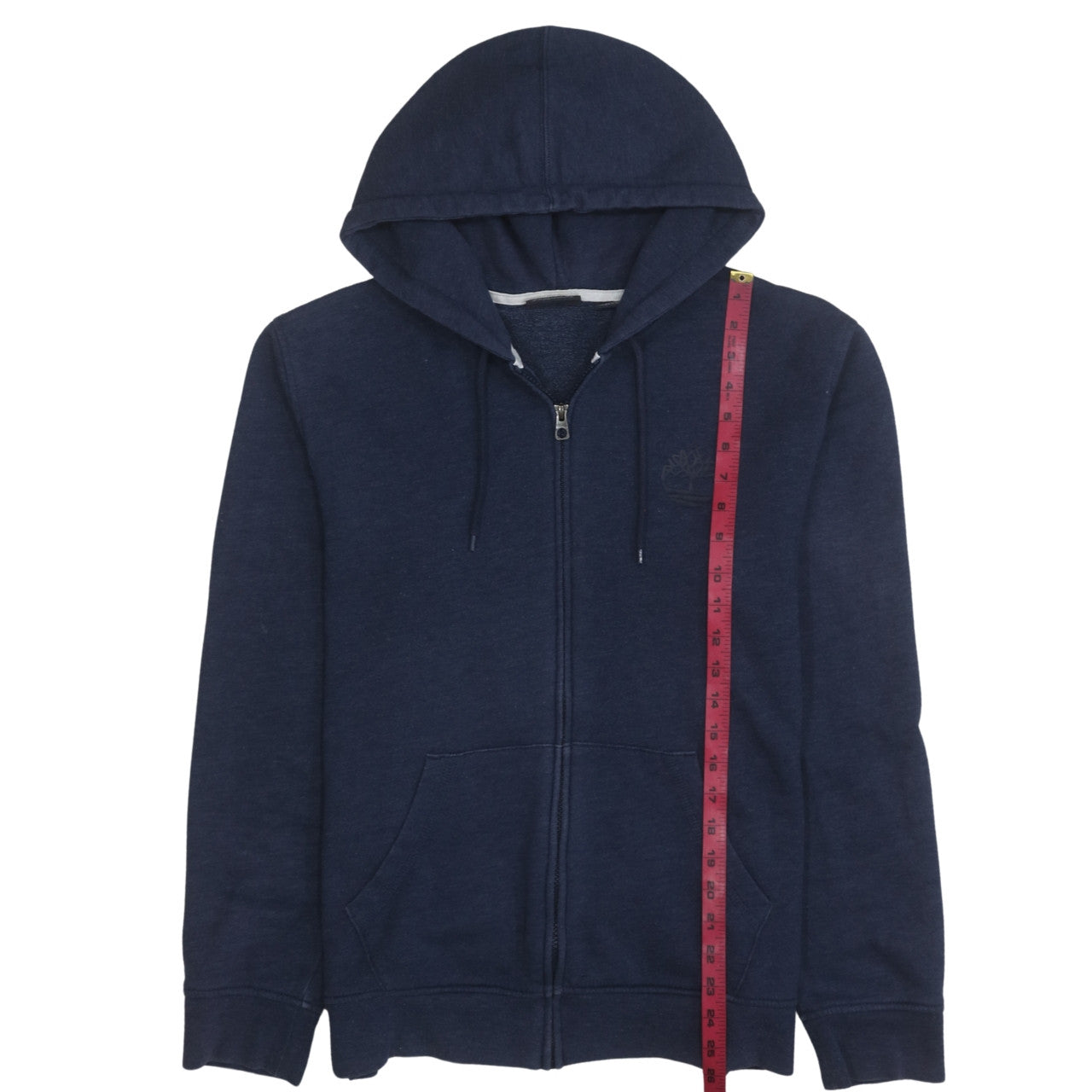 Timberland Men's Blue Full Zip Hoodie Size M Regular Fit