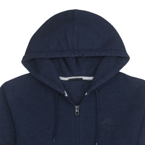 Timberland Men's Blue Full Zip Hoodie Size M Regular Fit