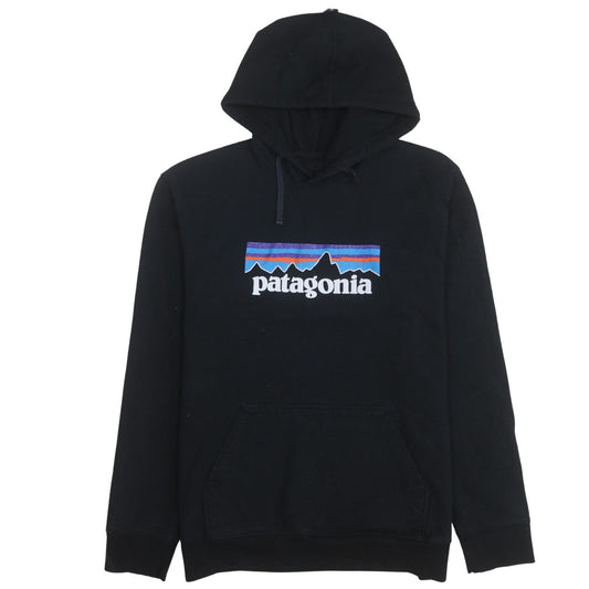 Patagonia Men's Black Pullover Hoodie L Regular Fit Outdoor