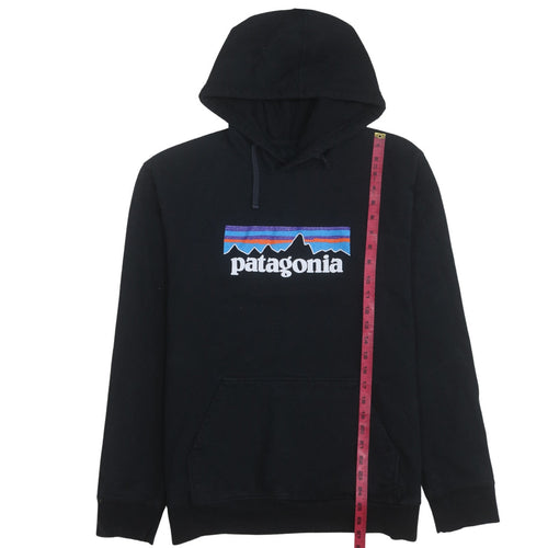 Patagonia Men's Black Pullover Hoodie L Regular Fit Outdoor