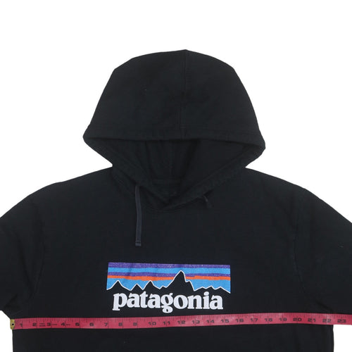 Patagonia Men's Black Pullover Hoodie L Regular Fit Outdoor