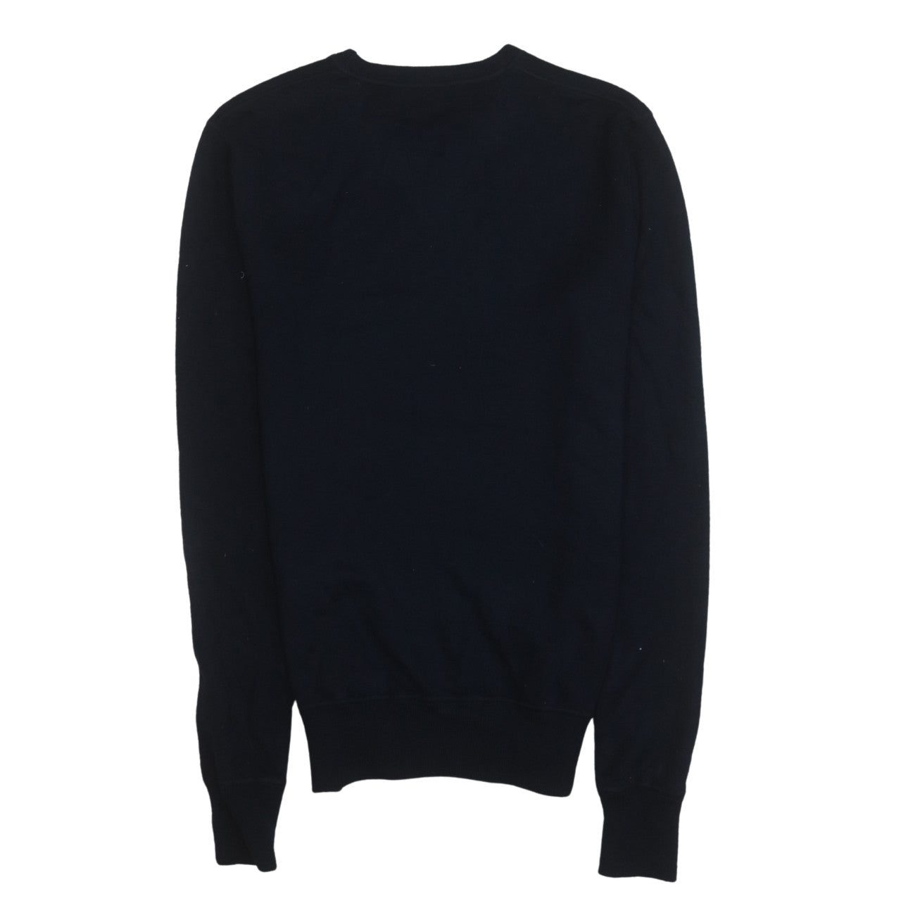 Polo Ralph Lauren Men's Black Merino Wool Crew Neck Jumper S