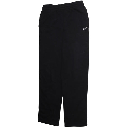 Nike Mens Black Fleece Sweatpants L Regular Fit Casual Athletic Trousers