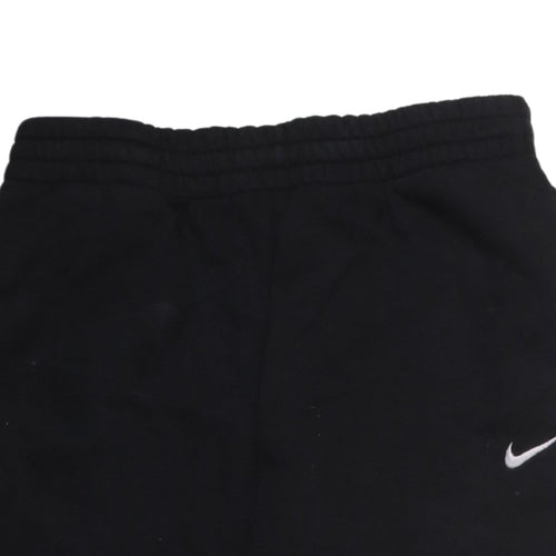 Nike Mens Black Fleece Sweatpants L Regular Fit Casual Athletic Trousers