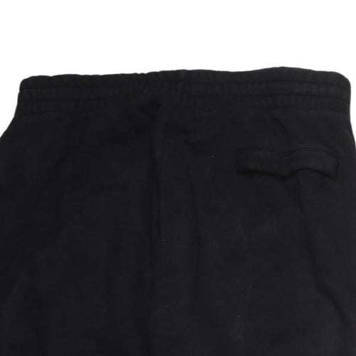 Nike Mens Black Fleece Sweatpants L Regular Fit Casual Athletic Trousers