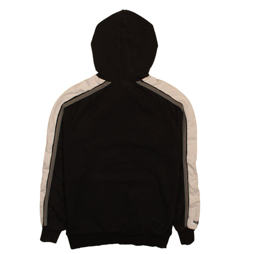 Puma Men's Black Small Pullover Hoodie with Logo Sports Style