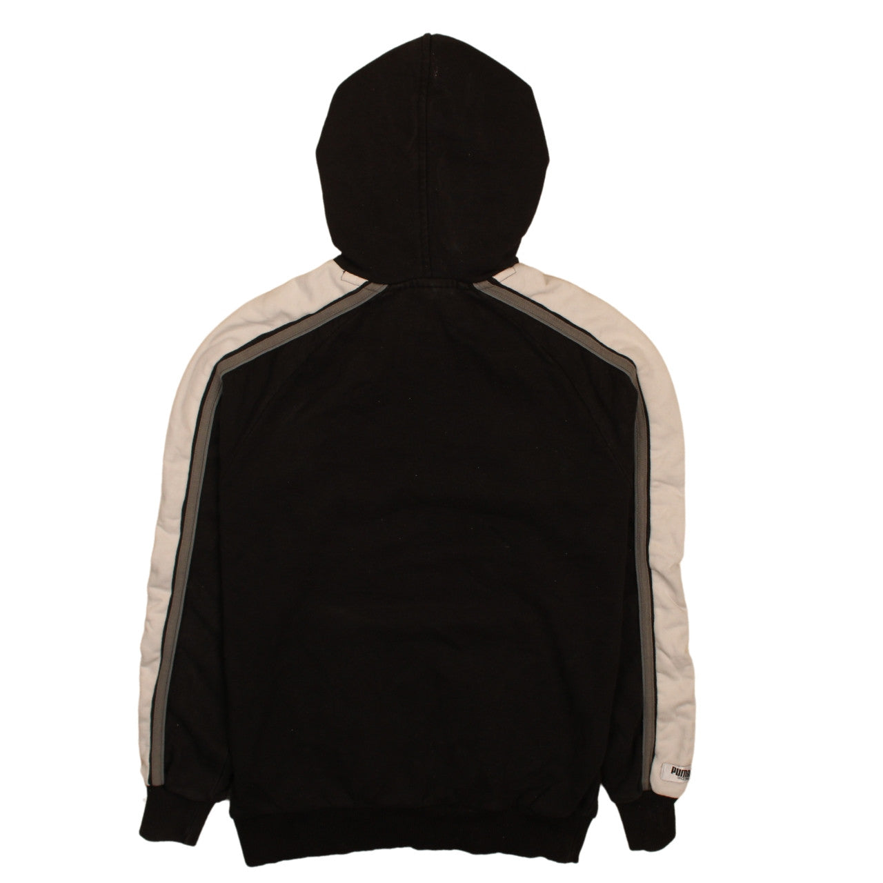 Puma Men's Black Small Pullover Hoodie with Logo Sports Style